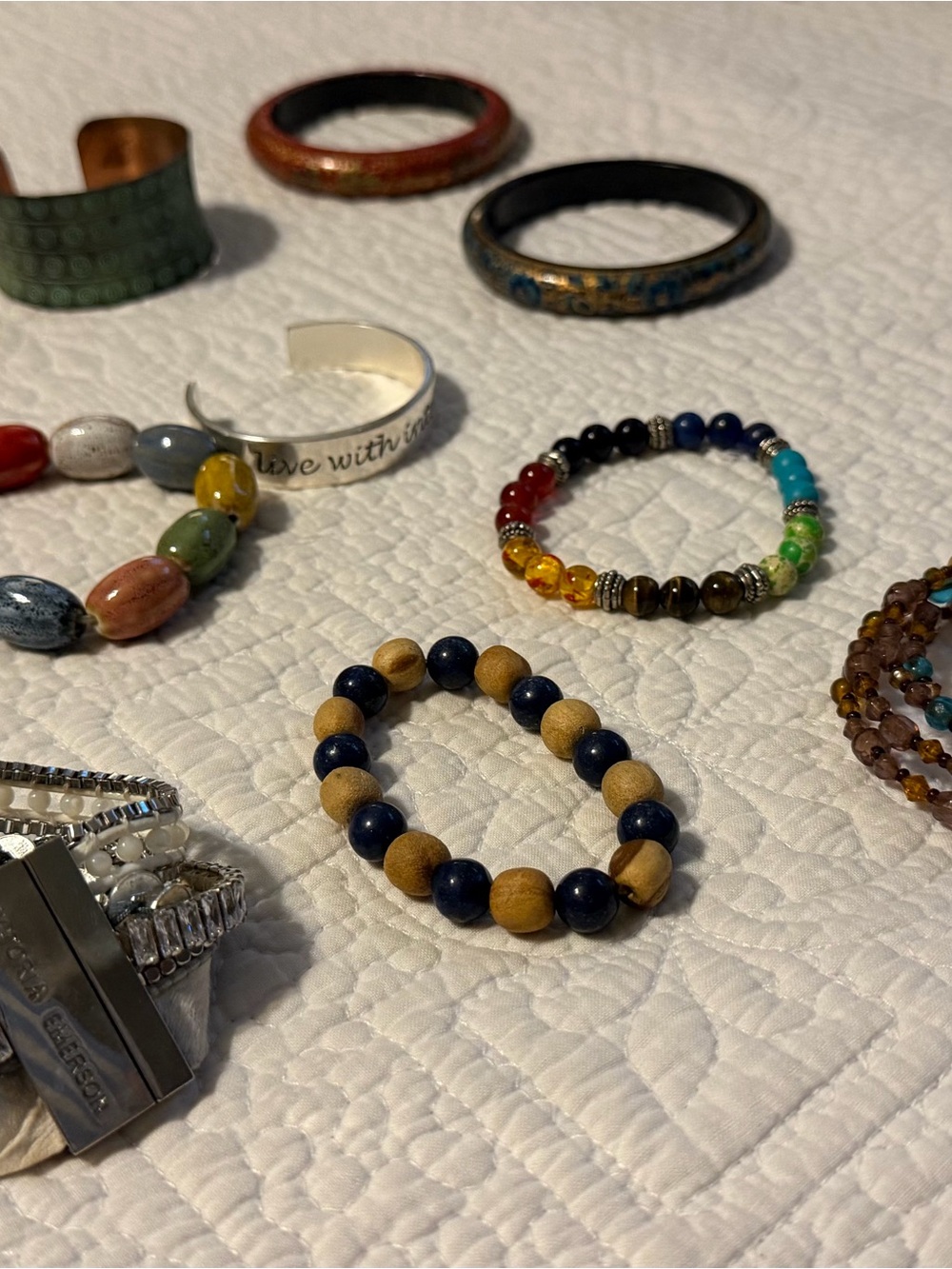 Lot of assorted boho bracelets